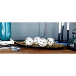 4" White Glass Decorative Glam Orbs, 4ct. -Michaels Shop D365401S 7