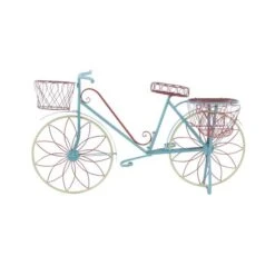 54" Turquoise Iron Vintage Plant Stand 13 54" Turquoise Iron Vintage Plant Stand -Michaels Shop D365618S 2