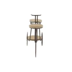 Brown Metal Farmhouse Bicycle Plantstand, 31" X 23" -Michaels Shop D365664S 3