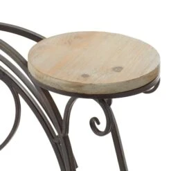 Brown Metal Farmhouse Bicycle Plantstand, 31" X 23" -Michaels Shop D365664S 7