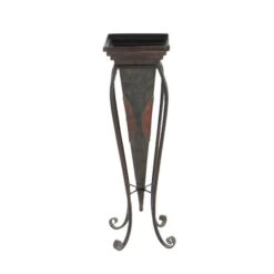 Brown Metal Rustic Planter With Curved Legs Set 9 Brown Metal Rustic Planter With Curved Legs Set -Michaels Shop D365676S 4