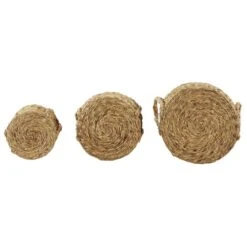 Natural Seagrass Basket Planter Set -Michaels Shop D365687S 5
