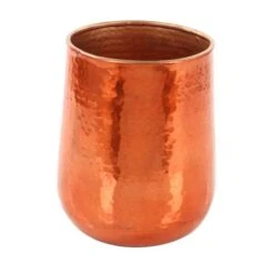 Copper Aluminum Glam Planter, 21", 16" & 13" 13 Copper Aluminum Glam Planter, 21", 16" & 13" -Michaels Shop D365788S 4