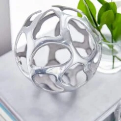 Silver Contemporary Orb Sculpture Set -Michaels Shop D366721S 3