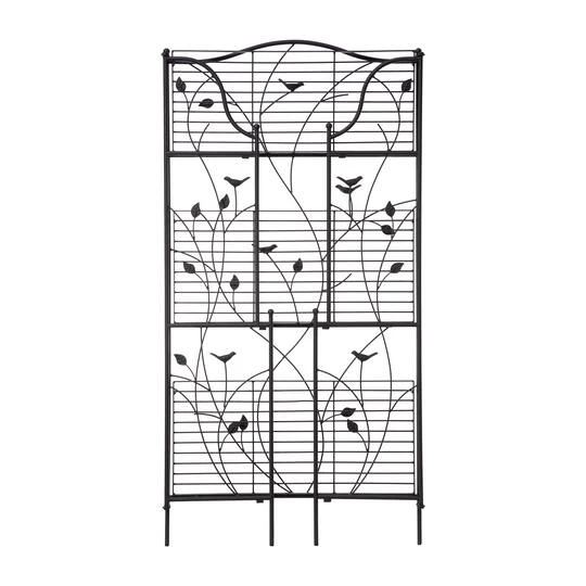 Glitzhome® 3-Tier Black Metal Plant Stand 8 Glitzhome® 3-Tier Black Metal Plant Stand - Image 8