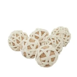 4" Natural Jute Vase Filler Orbs, 6ct. -Michaels Shop D368544S 2