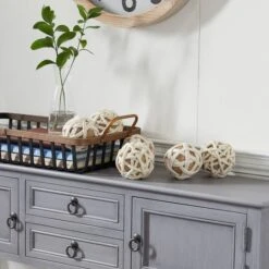 4" Natural Jute Vase Filler Orbs, 6ct. -Michaels Shop D368544S 8