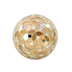 4" Glam Gold & White Plastic Orb Vase Fillers, 4ct. -Michaels Shop D368552S 3