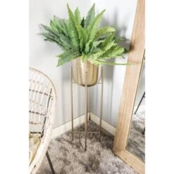 CosmoLiving By Cosmopolitan Silver Metal Tall Glam Planter Set 12 CosmoLiving By Cosmopolitan Silver Metal Tall Glam Planter Set -Michaels Shop D369913S 7