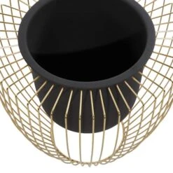 Black & Gold Metal Contemporary Planter Set 11 Black & Gold Metal Contemporary Planter Set -Michaels Shop D369937S 4