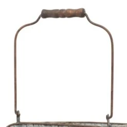 16" Silver Metal Farmhouse 2-Pot Planter 13 16" Silver Metal Farmhouse 2-Pot Planter -Michaels Shop D369939S 6