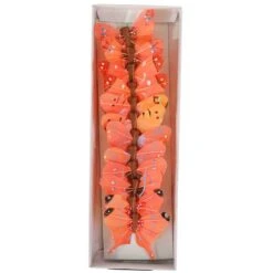 Reliant 3" Orange Butterflies, 12ct.