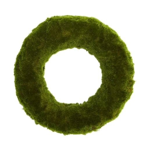 18" Green Moss Wreath 1 18" Green Moss Wreath