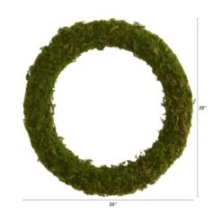 20" Green Moss Wreath 7 20" Green Moss Wreath -Michaels Shop D386408S 2