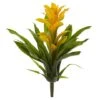 15" Bromeliad Artificial Flower (Set Of 4)