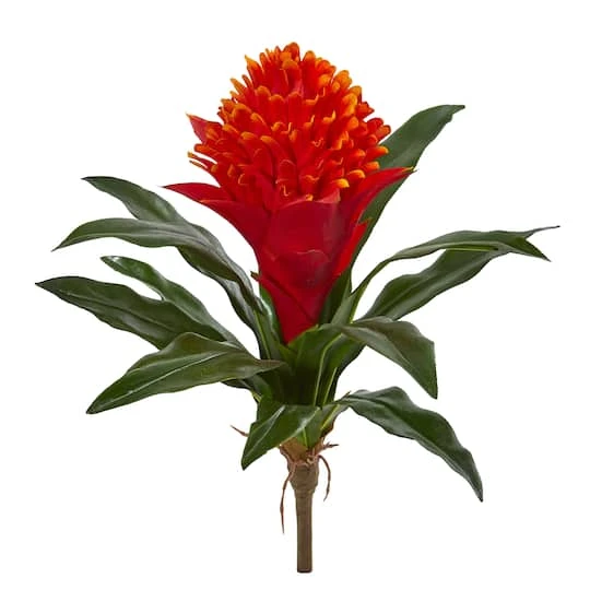 14" Bromeliad Artificial Flower (Set Of 8) 1 14" Bromeliad Artificial Flower (Set Of 8)