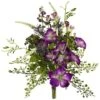 9" Morning Glory Artificial Flower Bundle (Set Of 3)