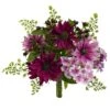 9" Mixed Pink Daisy Artificial Flower Bundle (Set Of 3)