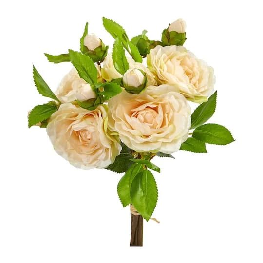 11" Camellia Artificial Flower Bouquet (Set Of 4) 1 11" Camellia Artificial Flower Bouquet (Set Of 4)