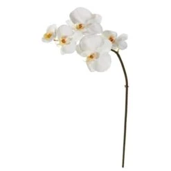 20" Phalaenopsis Orchid Artificial Flower (Set Of 12)