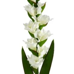 White Gladiolus Flower Stems, 3ct. -Michaels Shop D386657S 3