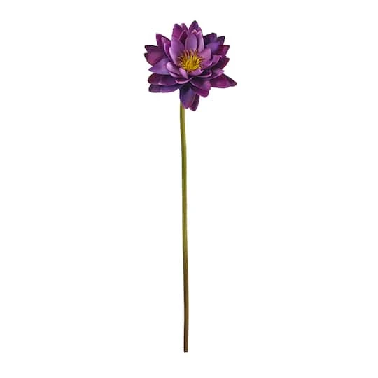 Lotus Flower Stems, 4ct. Purple 2 Lotus Flower Stems, 4ct. Purple - Image 2