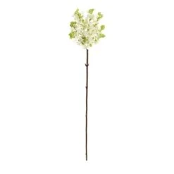 32'' Lilac Artificial Flower Stem, 4ct. White