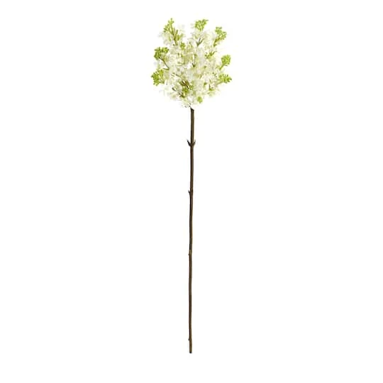 32'' Lilac Artificial Flower Stem, 4ct. White 1 32'' Lilac Artificial Flower Stem, 4ct. White