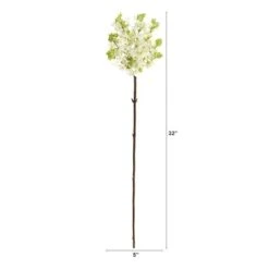 32'' Lilac Artificial Flower Stem, 4ct. White 6 32'' Lilac Artificial Flower Stem, 4ct. White -Michaels Shop D386733S 2