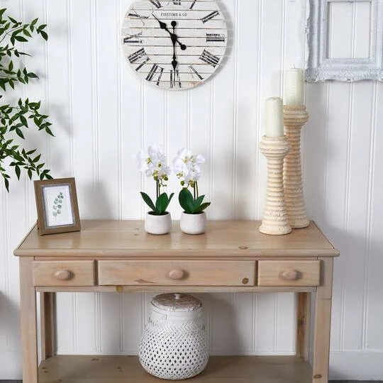 Phalaenopsis Orchid Artificial Arrangement (Set Of 2) 4 Phalaenopsis Orchid Artificial Arrangement (Set Of 2) - Image 4