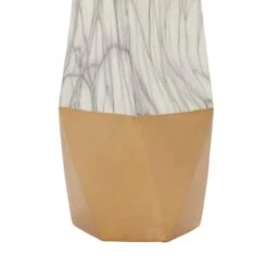 18" Gold Stoneware Contemporary Vase 11 18" Gold Stoneware Contemporary Vase -Michaels Shop D401614S 4