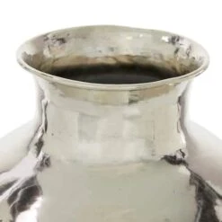 16" Silver Aluminum Contemporary Round Vase 10 16" Silver Aluminum Contemporary Round Vase -Michaels Shop D404768S 3