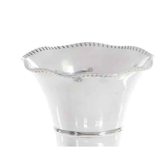 15" Silver Aluminum Traditional Vase 4 15" Silver Aluminum Traditional Vase - Image 4