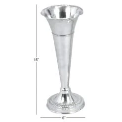 15" Silver Aluminum Traditional Vase 10 15" Silver Aluminum Traditional Vase -Michaels Shop D404771S 4