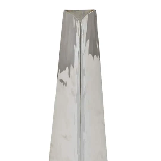 15" Silver Stainless Steel Industrial Vase 5 15" Silver Stainless Steel Industrial Vase - Image 5