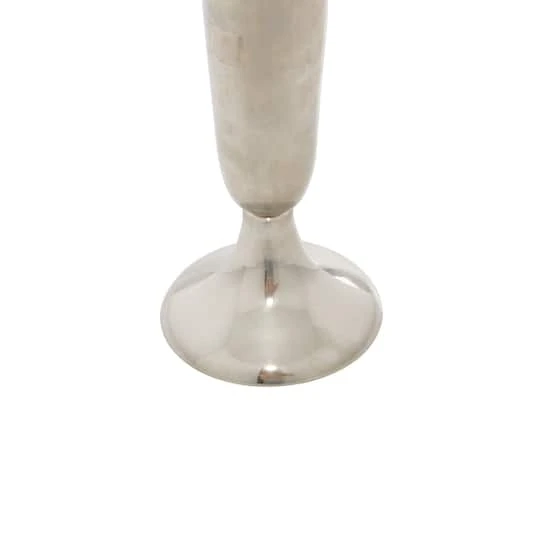 14" Silver Aluminum Traditional Vase 4 14" Silver Aluminum Traditional Vase - Image 4