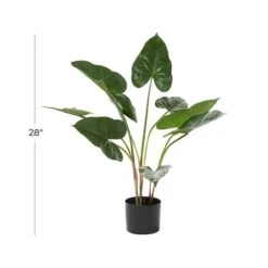 Tall Artificial Anthurium Leaf Plant WMetal Pot For Indoor Decor, 18" -Michaels Shop D404857S 7