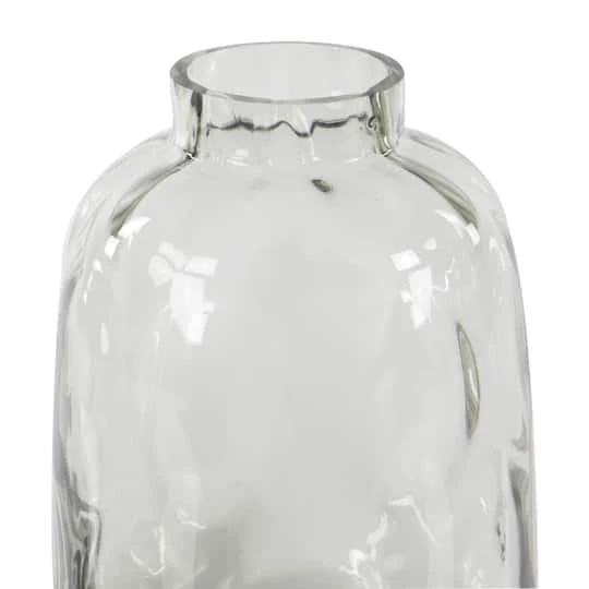 11" Gray Glass Coastal Vase 3 11" Gray Glass Coastal Vase - Image 3