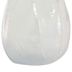16" White Contemporary Glass Vase -Michaels Shop D405041S 3