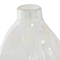 16" White Contemporary Glass Vase -Michaels Shop D405041S 4