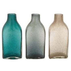 CosmoLiving By Cosmopolitan Multi Colored Coastal Glass Vase Set -Michaels Shop D405048S 1 1