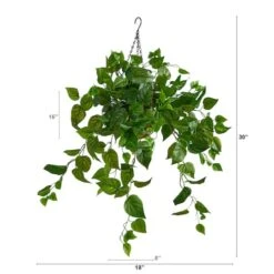 2.5ft. Philodendron Artificial Plant In Hanging Basket -Michaels Shop D478478S 2
