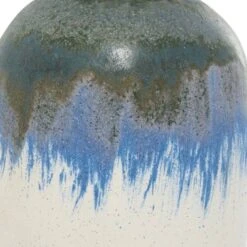 White Ceramic Contemporary Vase, 13" X 6" X 6" -Michaels Shop D489989S 3