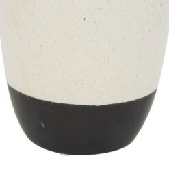 White Ceramic Contemporary Vase, 13" X 6" X 6" -Michaels Shop D489989S 5