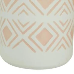 Set Of 2 White Stoneware Farmhouse Vase, 7.5", 9.75" 11 Set Of 2 White Stoneware Farmhouse Vase, 7.5", 9.75" -Michaels Shop D490003S 3