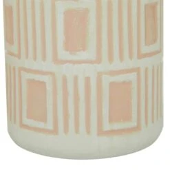 Set Of 2 White Stoneware Farmhouse Vase, 7.5", 9.75" 12 Set Of 2 White Stoneware Farmhouse Vase, 7.5", 9.75" -Michaels Shop D490003S 4