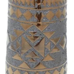 Gold Porcelain Contemporary Vase 18" X 8" X 8" -Michaels Shop D490026S 4