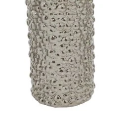 Set Of 3 Silver Ceramic Glam Vase, 8" X 5" 22 Set Of 3 Silver Ceramic Glam Vase, 8" X 5" -Michaels Shop D490087S 8