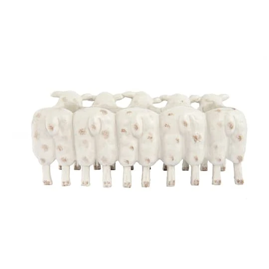 Hello Honey® White 13" Sheep Planter 4 Hello Honey® White 13" Sheep Planter - Image 4