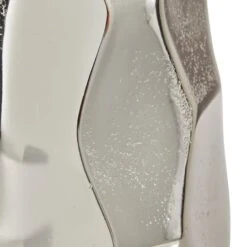 Silver Aluminum Contemporary Vase, 15" X 7" X 7" -Michaels Shop D494160S 4